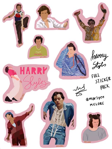 harry styles stickers|harry styles laptop stickers.